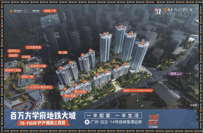 2024越秀·白云·星汇城(售楼处)网站欢迎您-楼盘详情-户型配套(图3)