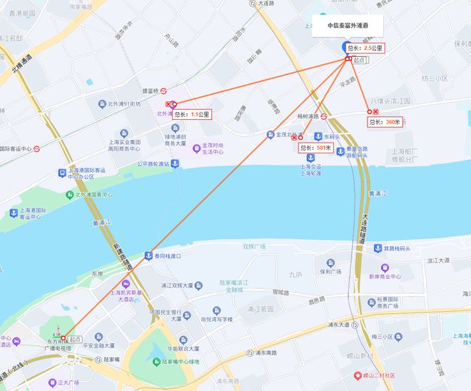 米乐M6平台:1385万㎡杨浦滨江直线米的【中信泰富外滩道】过会(图1)