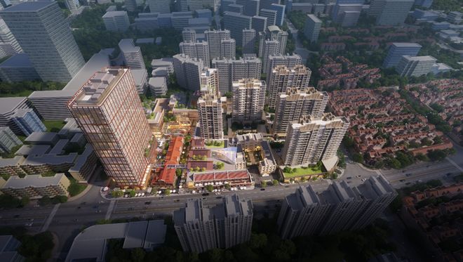 米乐M6平台:1385万㎡杨浦滨江直线米的【中信泰富外滩道】过会(图12)