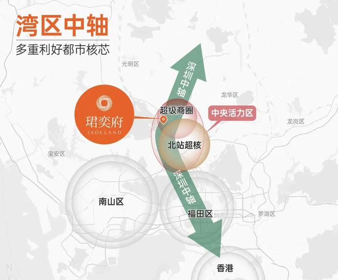 深圳卓越珺奕府2期全新建面约92㎡竟做到四房两卫！(图4)