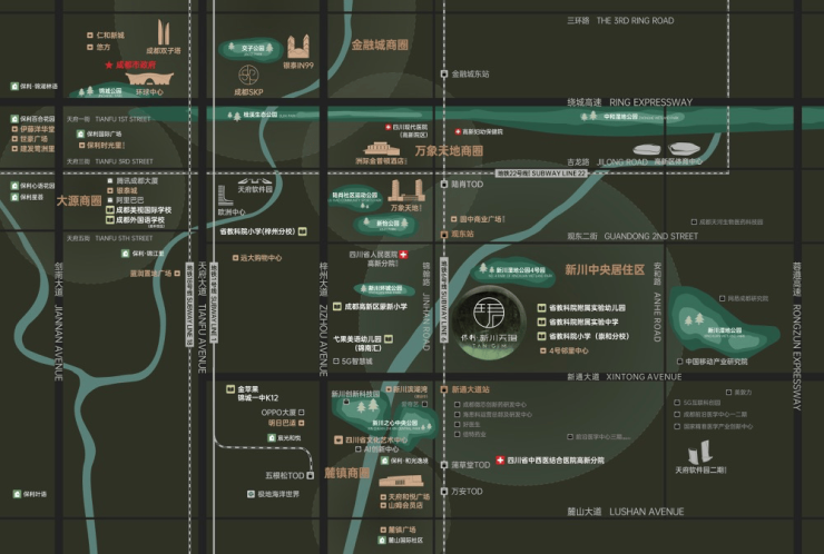 成都【保利新川天珺】售楼部电话(已认证)-最新优惠活动与项目进度更新查看房价走势、热销户型详情。(图1)