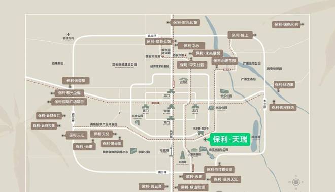 保利天瑞-售楼处-品质保障-高绿地率-生态住区(图1)