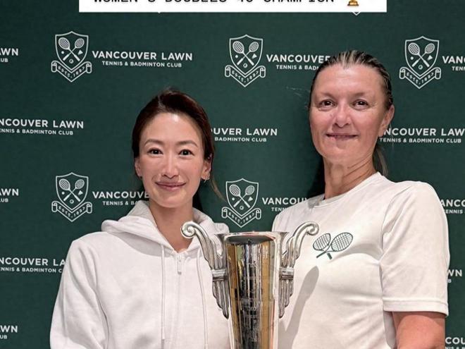 43岁谢婷婷再夺网球冠军!小7岁男友全程陪同曾挺32周孕肚比赛(图19)